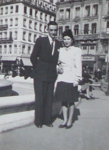 1945 Papi et Mamie